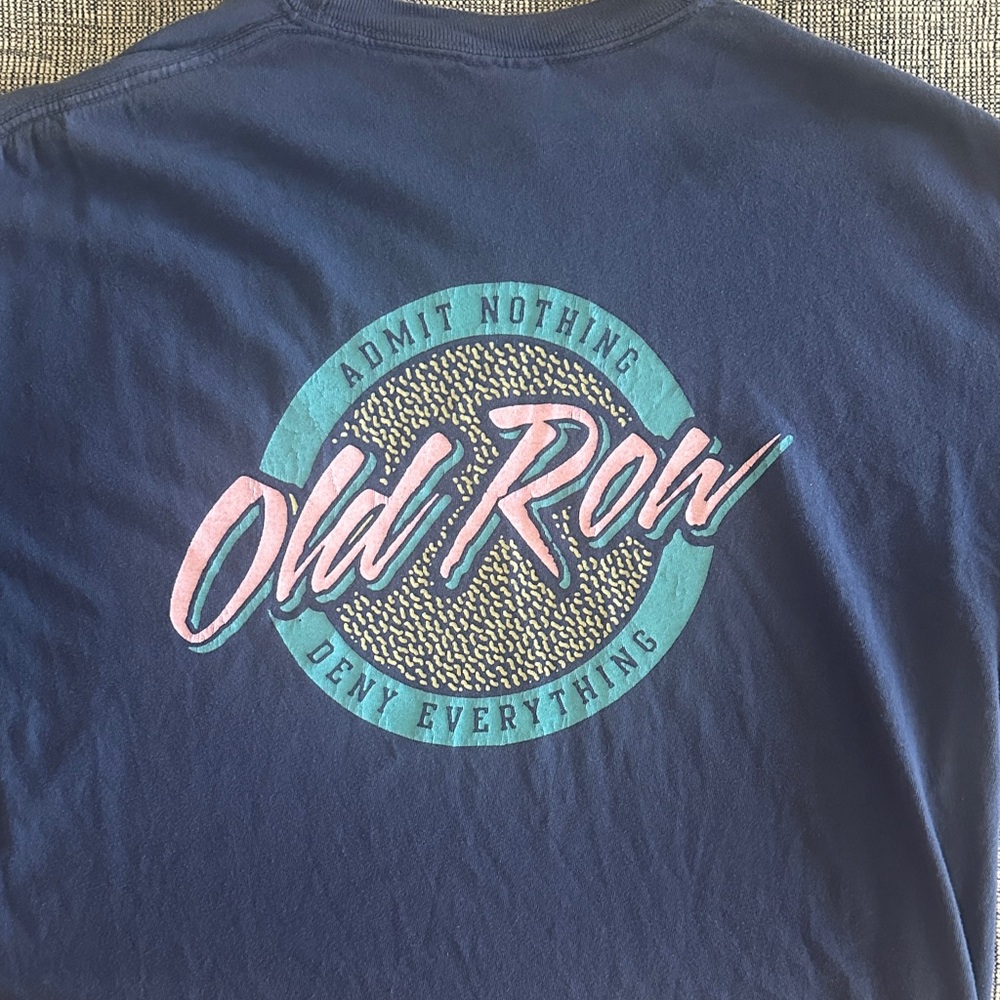 Comfort Colors Classic Old Row Blue Tee